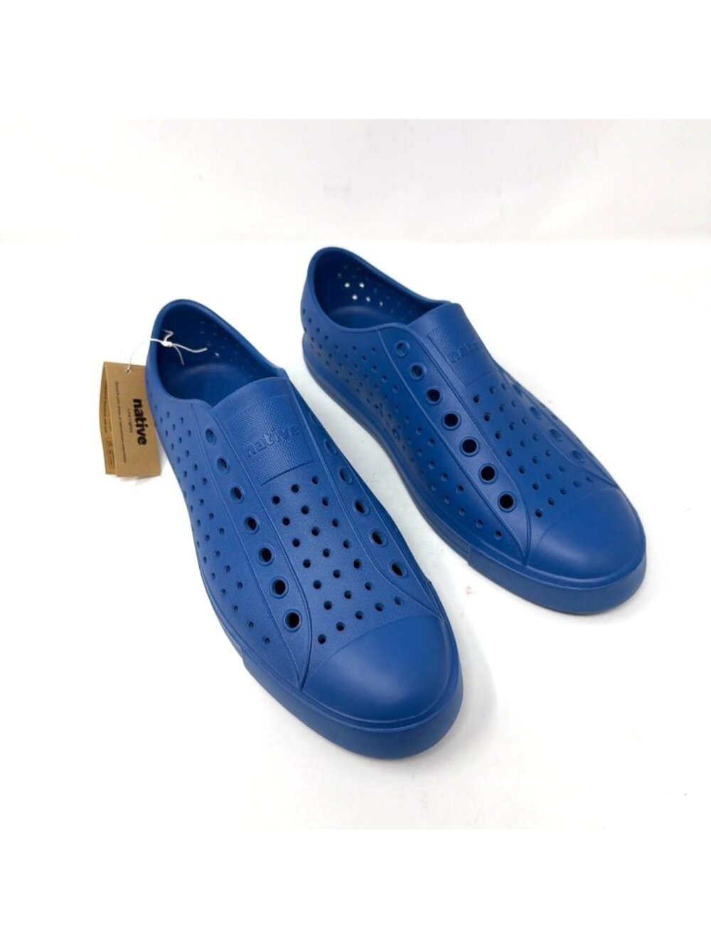 Native Shoes Jefferson Bloom Archive Vallarta Blue Vegan Slip On W10 M8